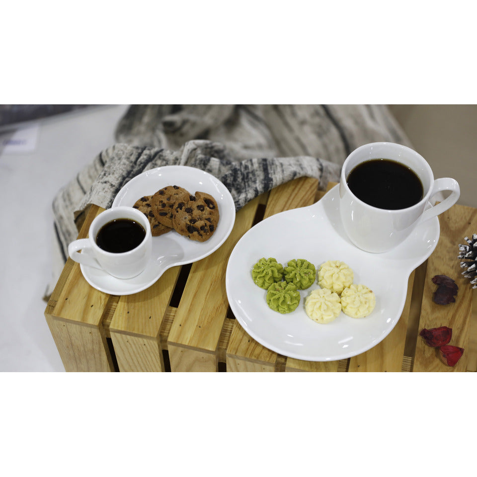 Kaffeetasse 85 ml + Untersetzer / Dessert PBS 56935