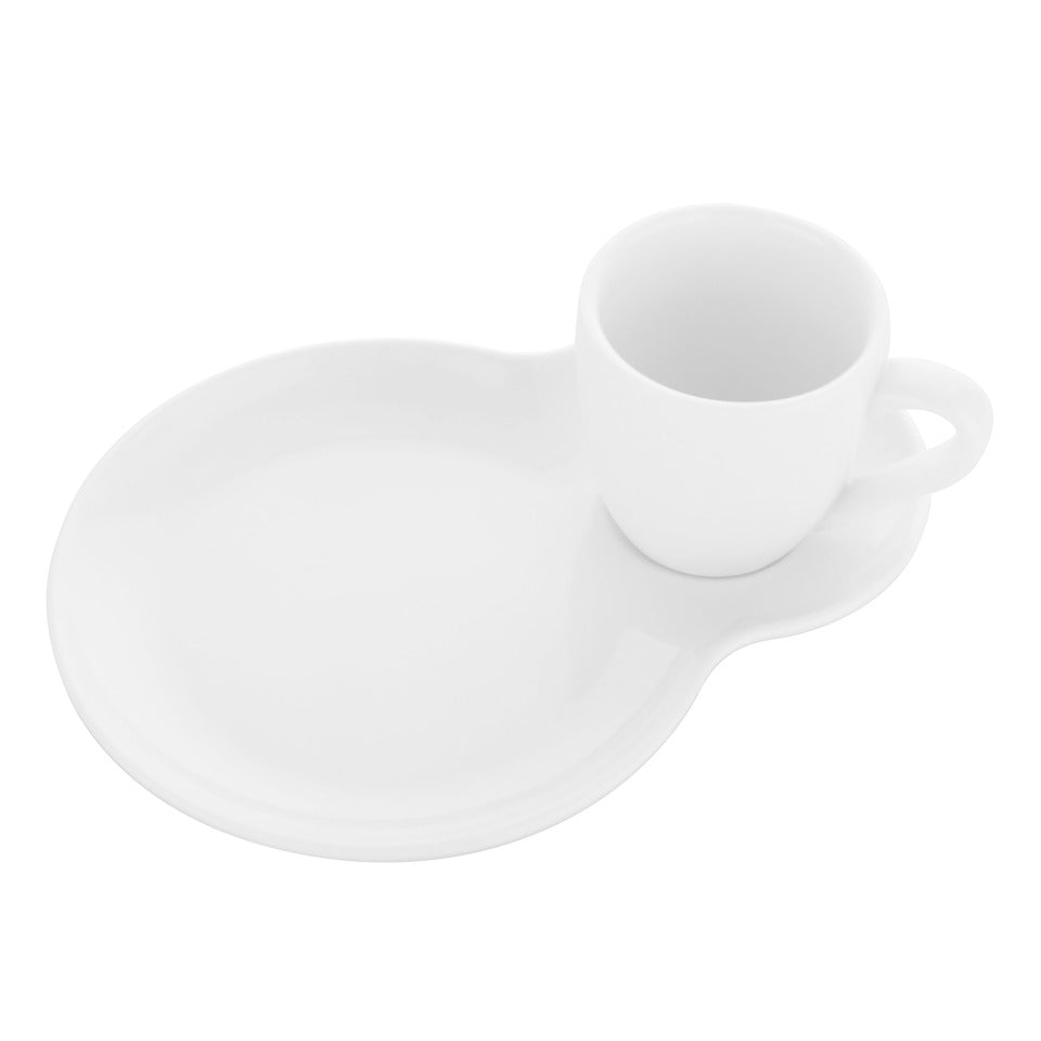 Kaffeetasse 85 ml + Untersetzer / Dessert PBS 56935