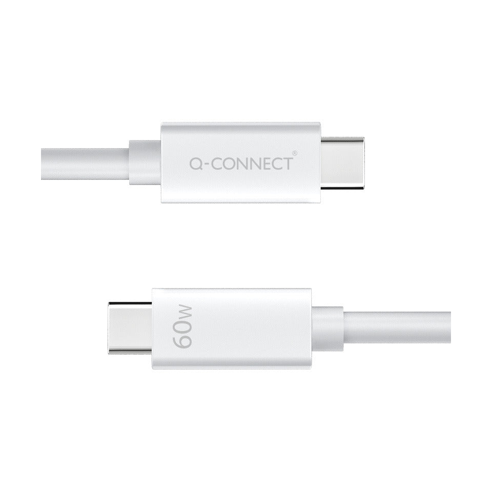 Q-CONNECT Ladekabel USB-C 3.2, Gen 1x1 weiß