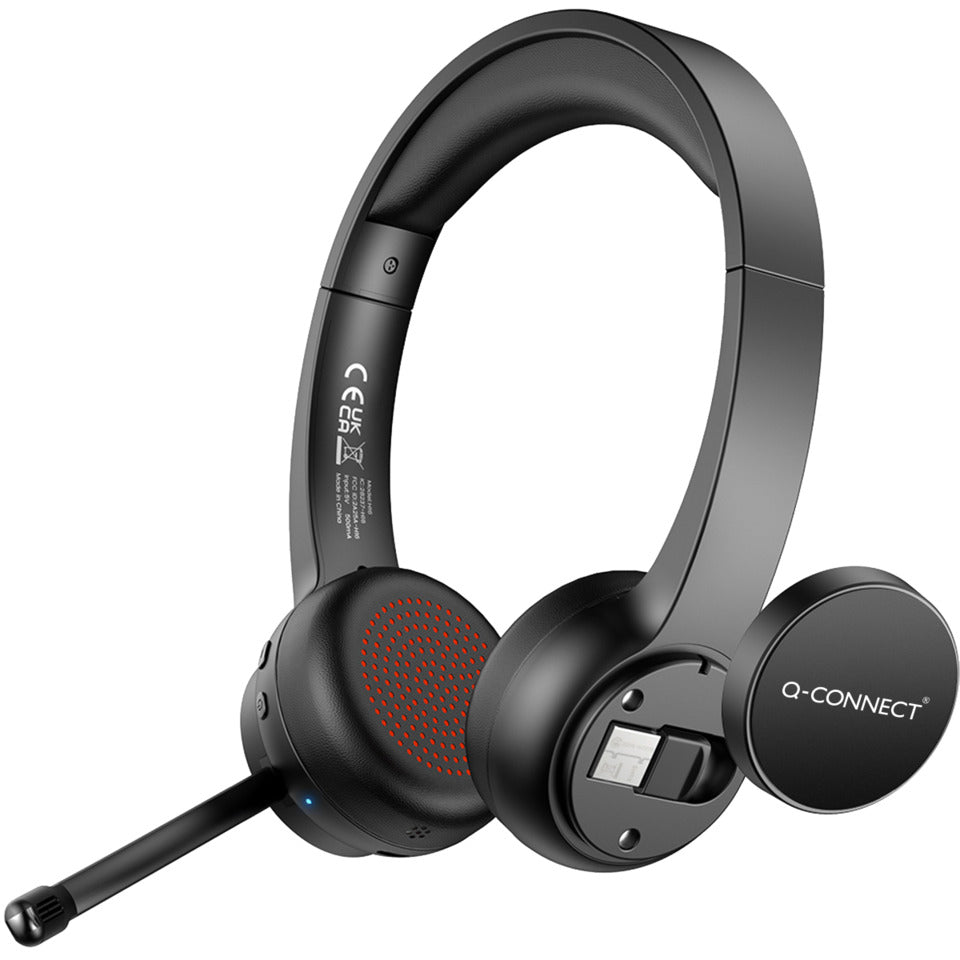 Q-CONNECT Headset mit Mikrofon Stereo kabellos, KF17050