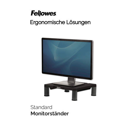FELLOWES Monitor-Ständer Standard Smart Suites - höhenverstellbar, Kunststoff, platingrau