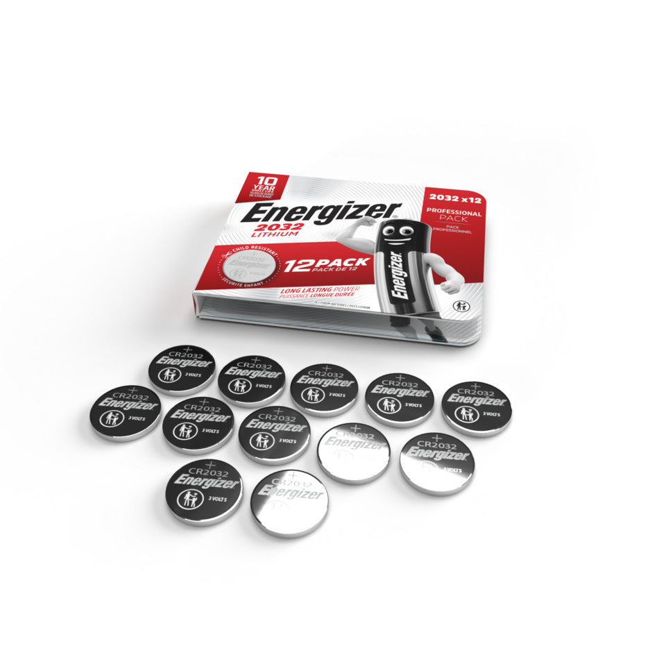 Knopfzellen-Batterie CR2032 12ST ENERGIZER E304263600 Lithium
