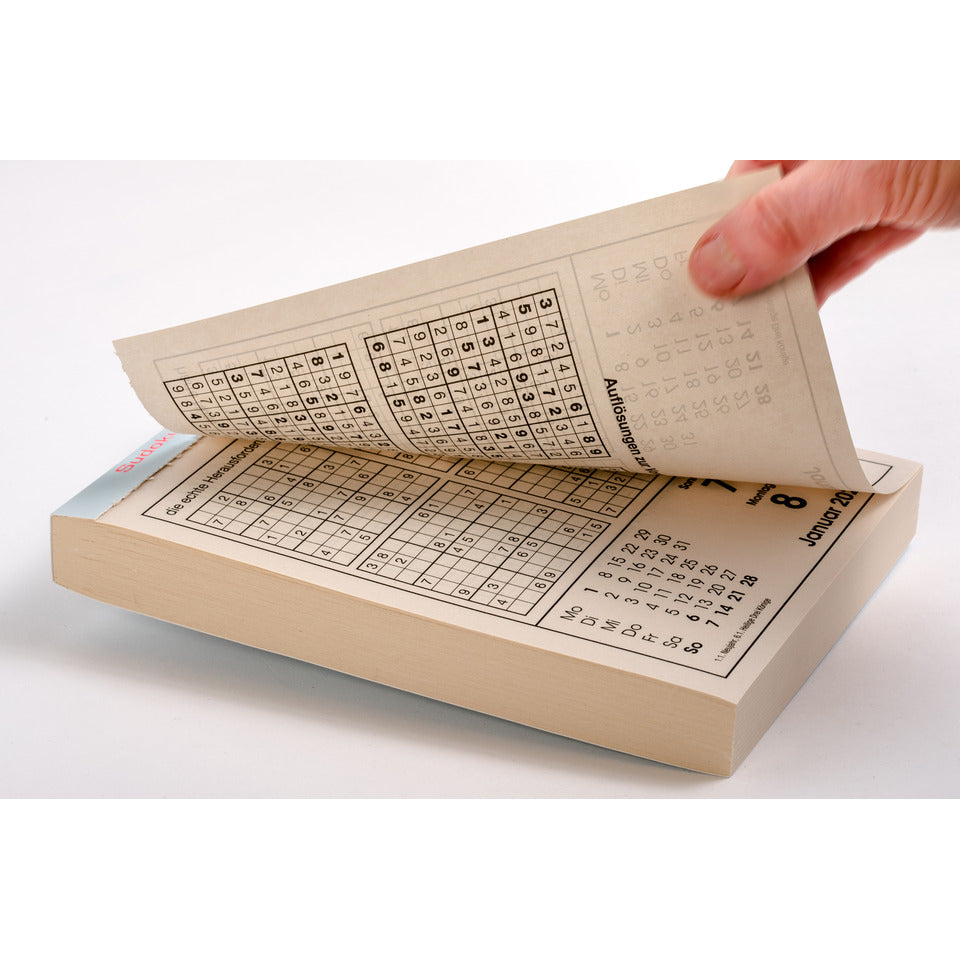 Tagesblock Sudoku 2027, 16,5 x 22 cm BASSERMANN 15338