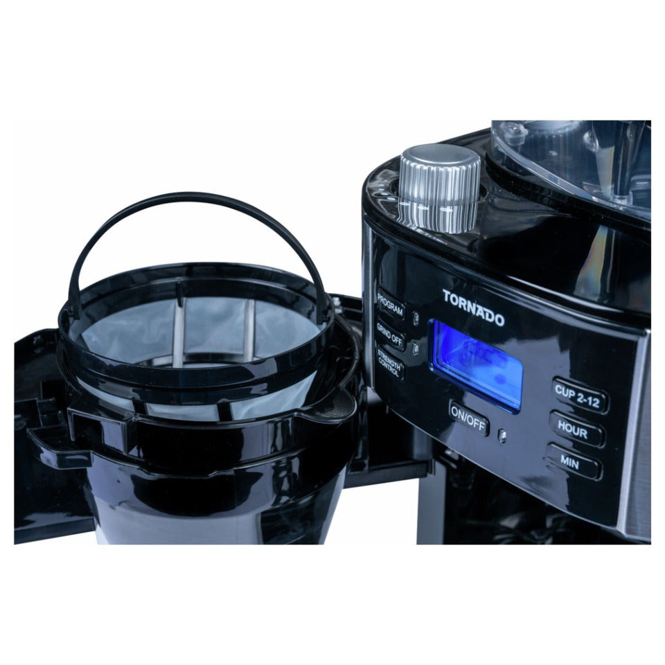 TORNADO Kaffeemaschine TCM1025A-GS, 1,5 L, schwarz