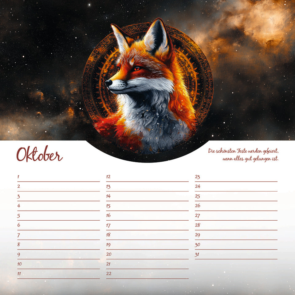 Geburtstagskalender Achtsamkeit , 23 x 23 cm, 1M/1S ALPHA 160819