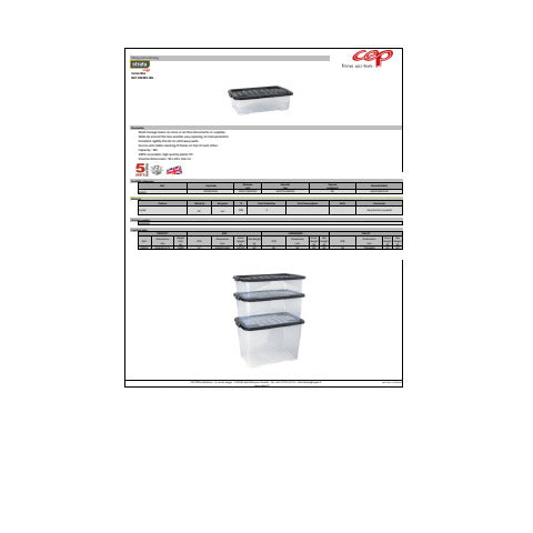 STRATA Curve Aufbewahrungsbox XW 201 - 30 L