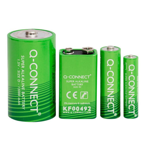 Q-CONNECT Batterie Alkali-Mangan, LR03/AAA/Micro, 20 Stück