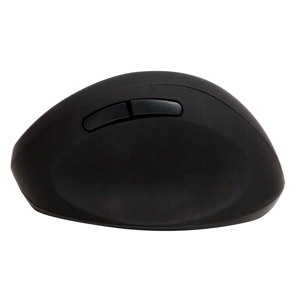 Q-CONNECT Maus Vertical Ergo kabellos Funk schwarz