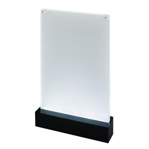 SIGEL LED-Tischaufsteller luminous - beleuchtbar, für A4