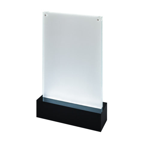 SIGEL LED-Tischaufsteller luminous - beleuchtbar, für A5