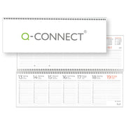 Tischkalender 2027, 29,7 x 10,5 cm, 1W/2S Q-CONNECT 219799
