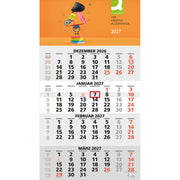 4-Monats-Wandkalender, 30 x 55,5 cm, 4M/1S Q-CONNECT 219999