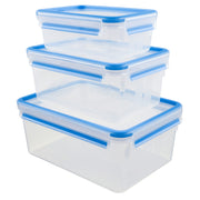 Aufbewahrungsbox Clip&Close - 3-teilig, 7 Liter, blau EMSA 508567