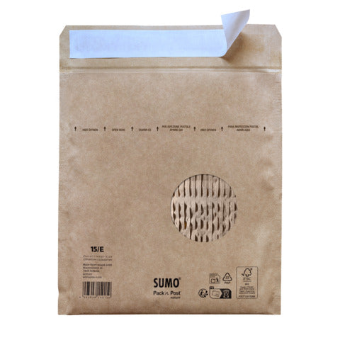 SUMO Papierpolstertasche E - 215 x 265 mm, braun
