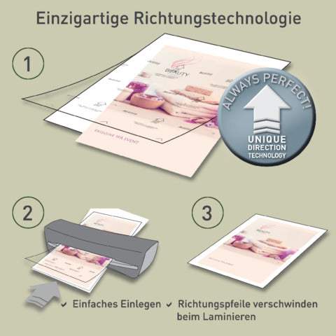 LEITZ 7482 Laminierfolie - A4, UDT, 125 mic., 25 Stück, glasklar