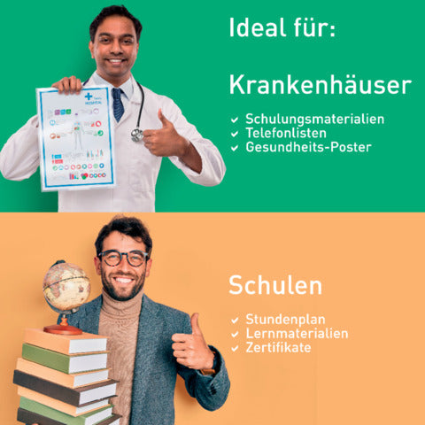 LEITZ 7482 Laminierfolie - A4, UDT, 125 mic., 25 Stück, glasklar