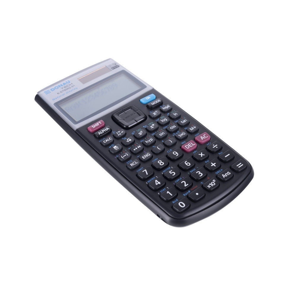 Schulrechner wissenschaftlich, schwarz DONAU K-DT6002-01