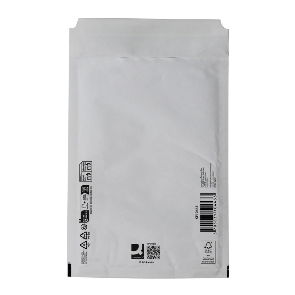 Q-CONNECT Luftpolstertasche D 4/14 A5 weiß