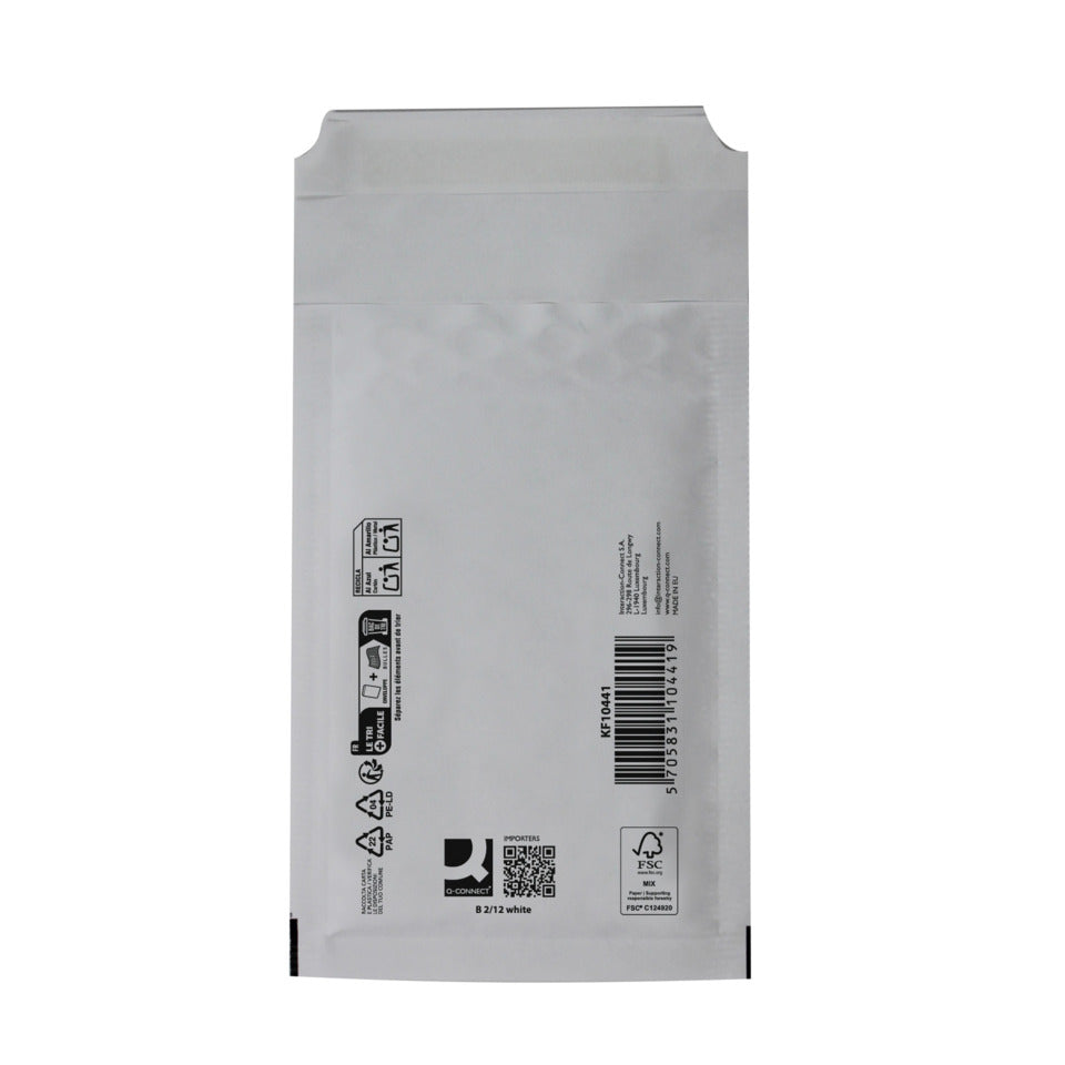 Q-CONNECT Luftpolstertasche B 2/12 weiß