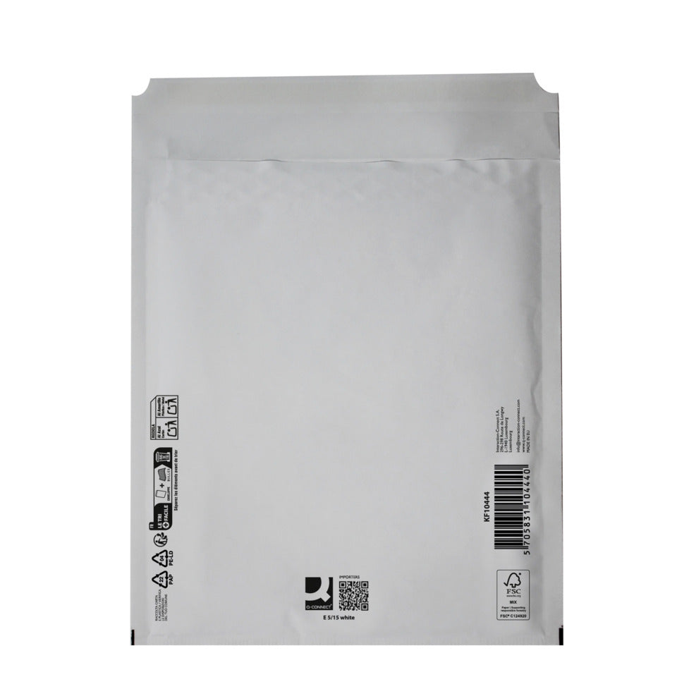 Q-CONNECT Luftpolstertasche E 5/15 weiß