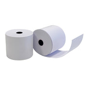 Q-CONNECT Additionsrolle Standardpapier, 70-70-17,5 mm, 43 m, 60g/m², 5 Stück, weiß
