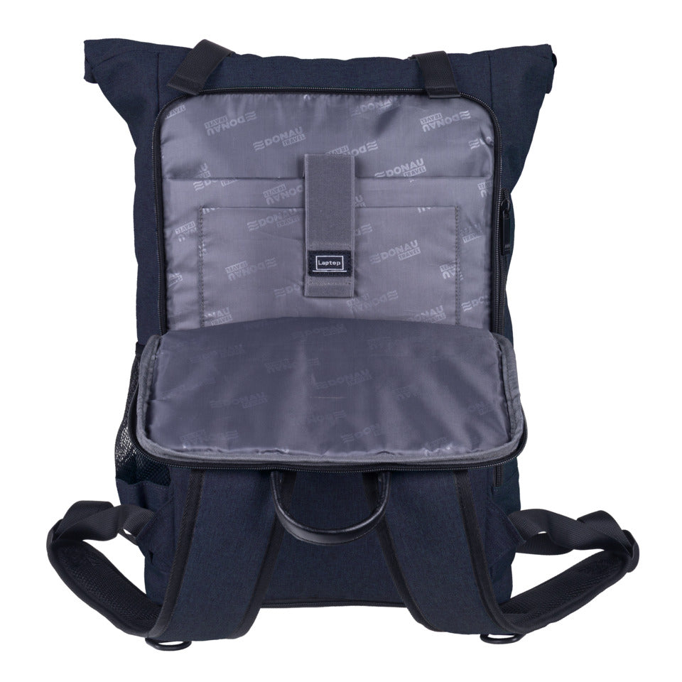 Laptoprucksack Travel London, 15,6", blau DONAU 11571141-03