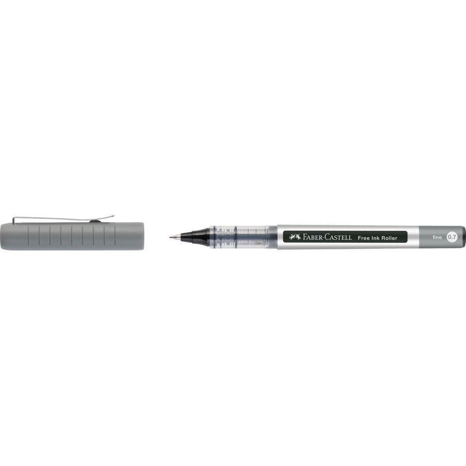 FABER CASTELL Tintenroller F Free Ink Fine, 0,7 mm, schwarz 348199