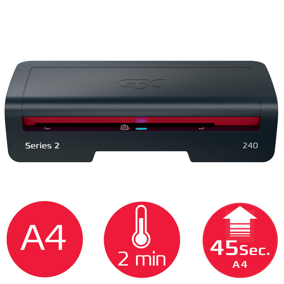 Laminator 240, A4, schwarz/rot GBC 4410068EU