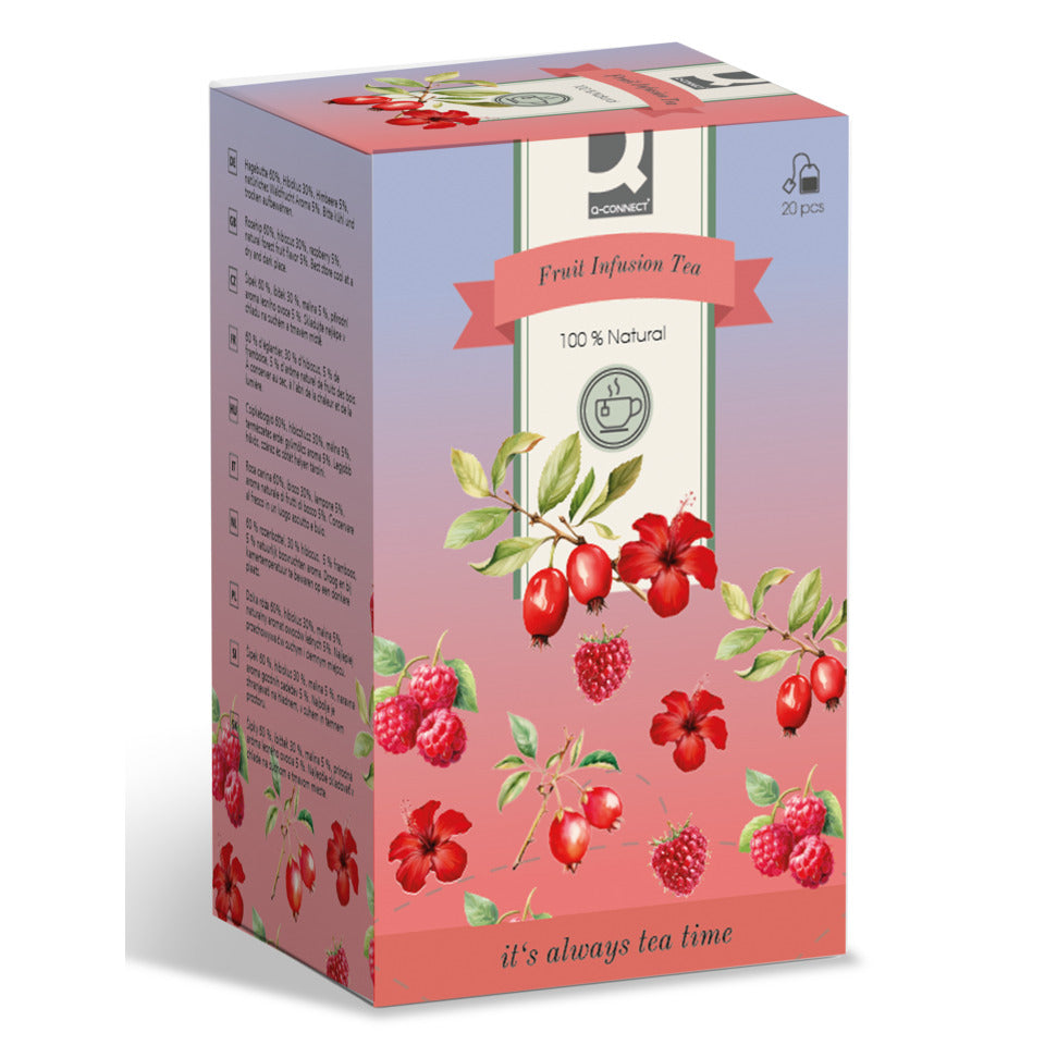 Früchtetee, 20 Beutel Q-CONNECT KF10245