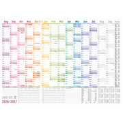 Wandkalender 2026/27, A1+, 89 x 63 cm, 15M/1S, gefalzt HÄFFT 11164-7