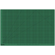 Schneidematte, 900 x 600 mm, bedruckt mit 10-und 50 mm-Teilung, 5-lagig, grün/schwarz ECOBRA 709060