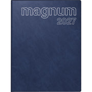 Taschenkalender Magnum 2027, 18,3 x 24 cm, 1W/2S, Kunststoff, dunkelblau RIDO 7027042387