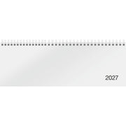 Tischkalender Sequenz 2027 quer, 29,7 x 10,5 cm, 1W/2S, Karton, weiß RIDO 7036501007