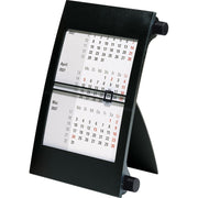 3-Monats-Tischkalender 2027, 90 x 120 cm, 3M/1S, Kunststoff, schwarz RIDO 7038000907