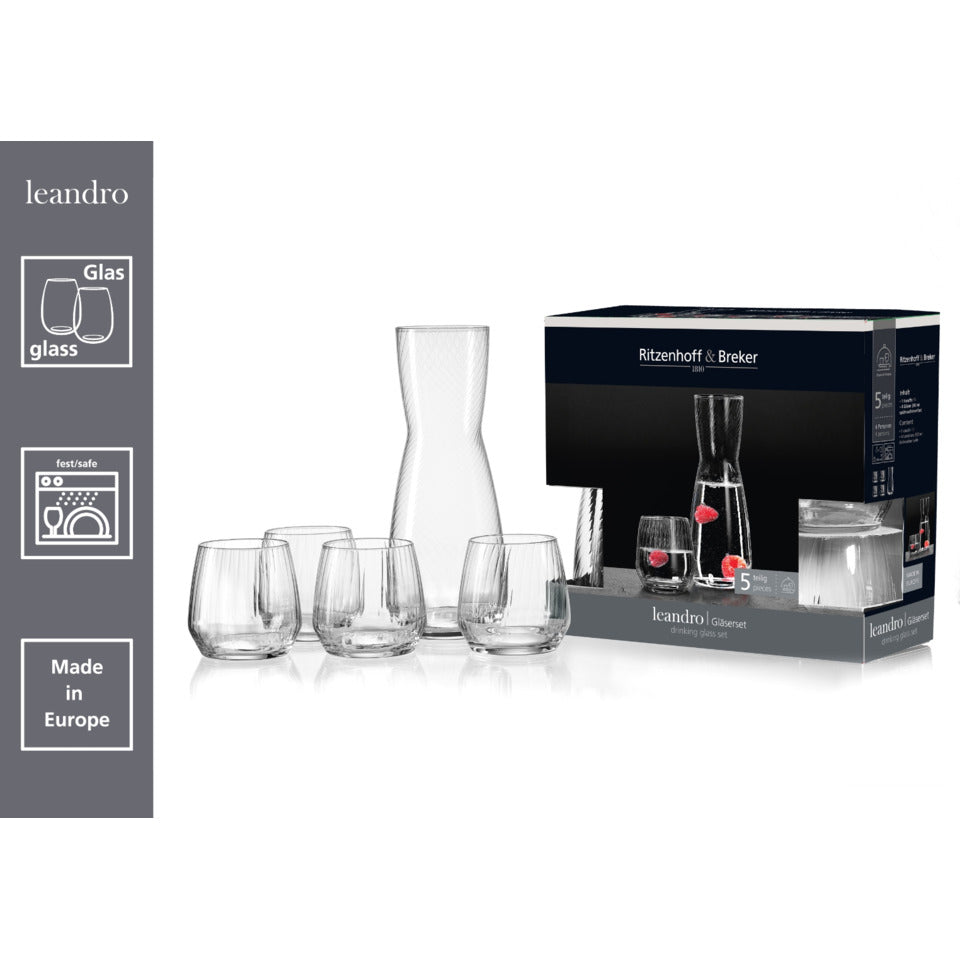 Gläserset Leandro +1 L Karaffe, 5-teilig RITZENHOFF&BREKER 824704