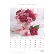Bildkalender Rosenträume, 23,7 x 34 cm, 1M/2S ALPHA 108601