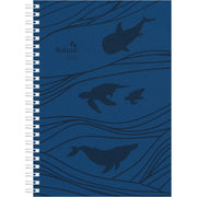 Spiralbuchkalender Nature Line Ocean 2027, 150 x 210 mm, 1W/2S, blau ALPHA 138701