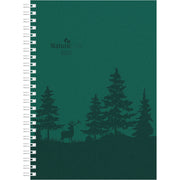 Spiralbuchkalender Nature Line Forest 2027, 150 x 210mm, 1W/2S, grün ALPHA 138601