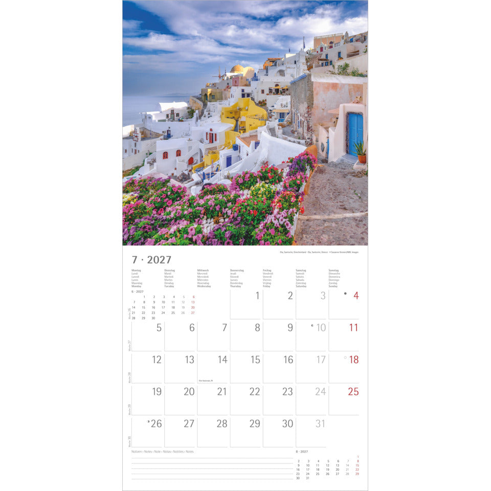 Bildkalender Wunder unserer Welt 2027, 30 x 30 cm, 1M/1S ALPHA 179801