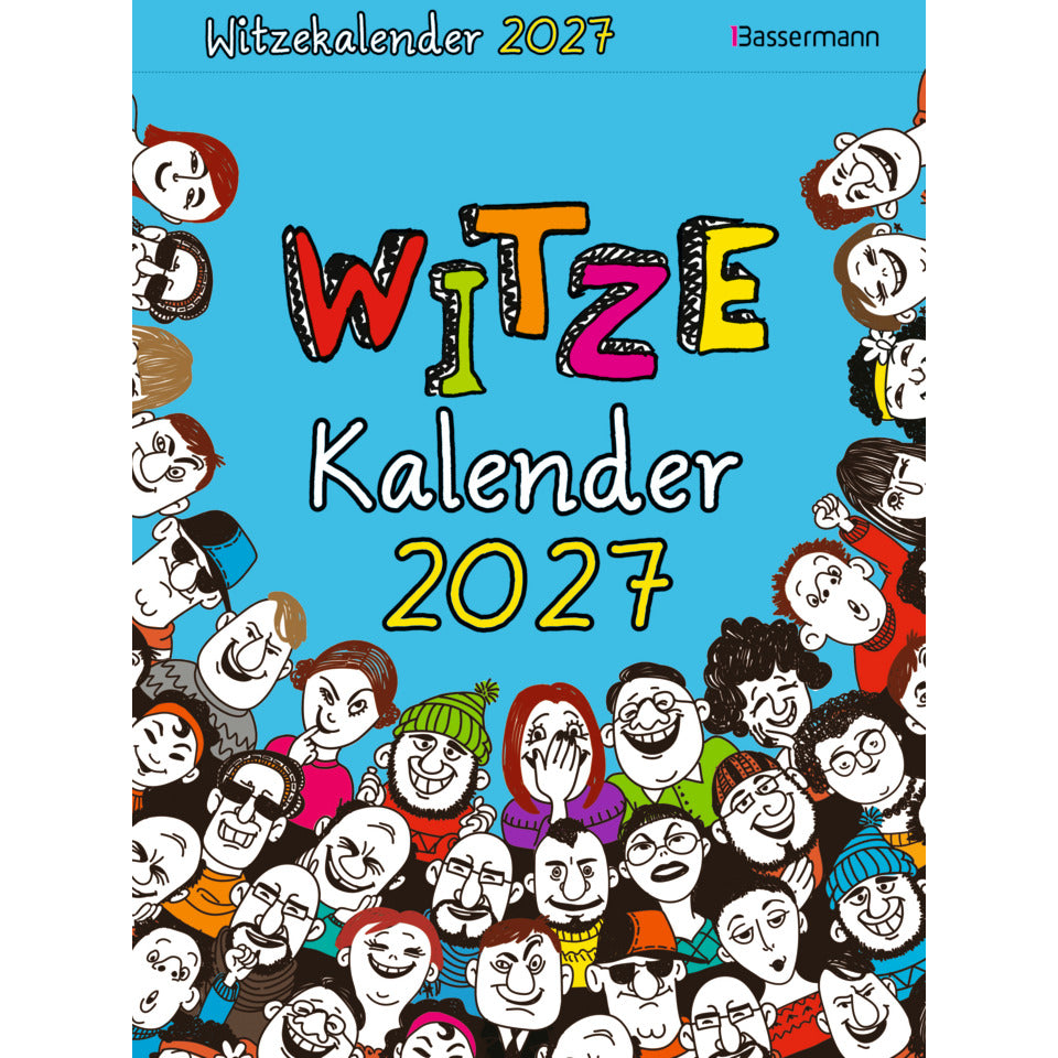 Abreißkalender Witze 2027, 16,5 x 22 cm BASSERMANN 15340
