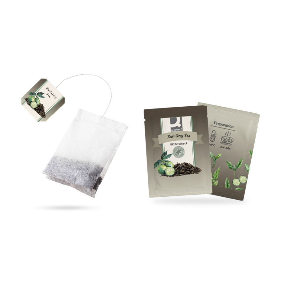 Schwarztee Earl Grey, 20 Beutel Q-CONNECT KF10244