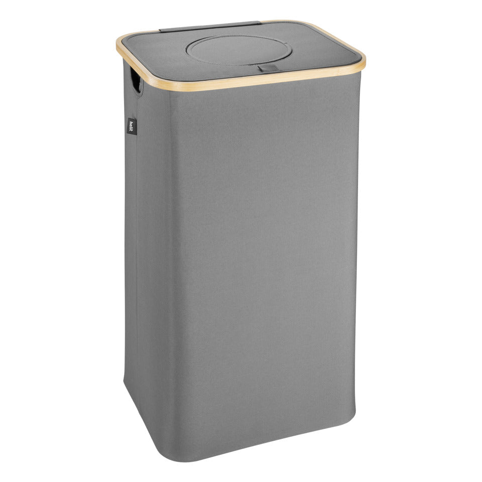 HELIT Pfandflaschensammler, 415 x 745 x 345 mm, 100 Liter, eckig, grau