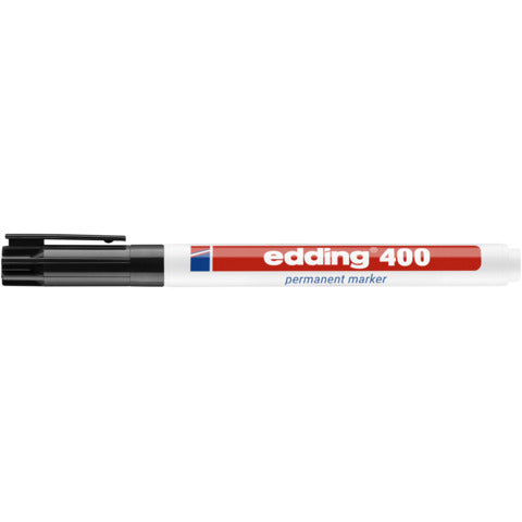 EDDING 400 Permanentmarker - 1 mm, schwarz, nachfüllbar