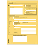 RNK Zustellungsurkunde, 2 Seiten, DIN A4, 80g/qm