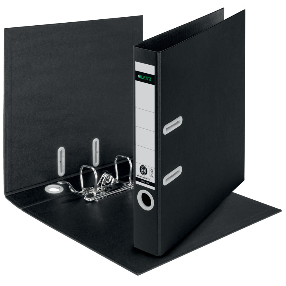LEITZ 1019 Qualitäts-Ordner Recycle 180° - A4, 50 mm, schwarz