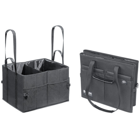 Kofferraumtasche L schwarz BigBox Shopper 45x35x30 cm WEDO 582521