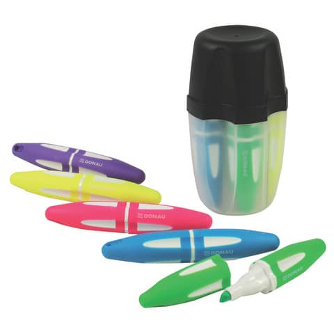 Textmarker 5ST sortiert DONAU 5140011-99