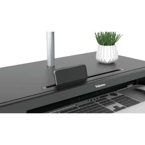 Computertisch Lotus LT f. 2 Monitore sw FELLOWES 8215001 Sitz-Steh Workstation