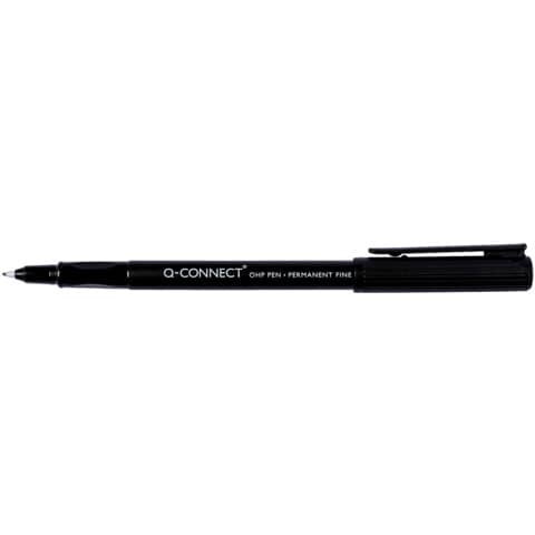 Overheadstift schwarz Q-CONNECT KF01068F/OHP12-F Permanent