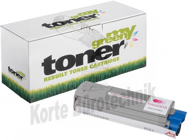 my green toner Toner-Kit magenta HC (180361) ersetzt 43324422